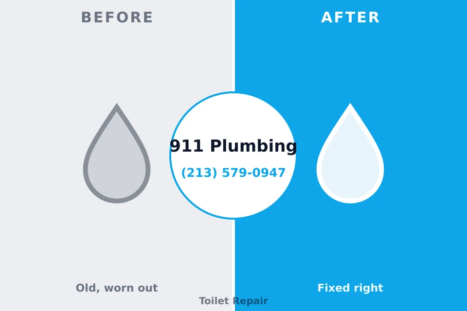 Before and after: plumbing repair Pottstown, PA